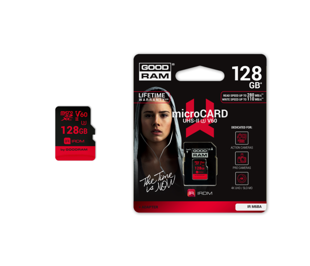 GOODRAM 128GB microSDXC UHS-II zapis110MB/s odczyt 280MB/s - 377414 - zdjęcie 2
